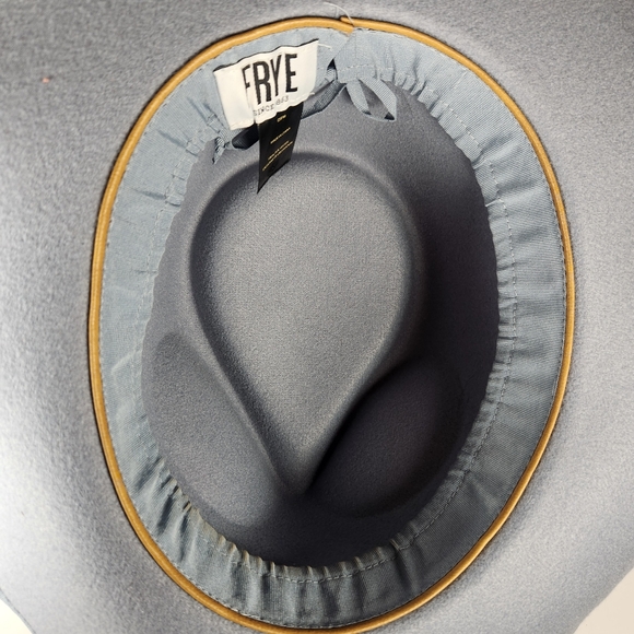 FRYE Cowboy Hat One Size Blue Western - Picture 3 of 11